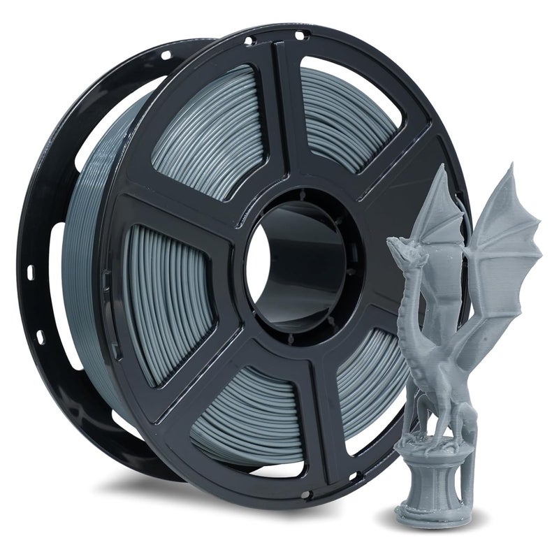 FLASHFORGE Rapid PLA Filament 1.75mm Iron Grey, 500mm/s High Speed Printing, 3D Printer Filament 1kg Spool, Dimensional Accuracy +/- 0.02mm, Enjoy Exceptional Print Quality - Image 1